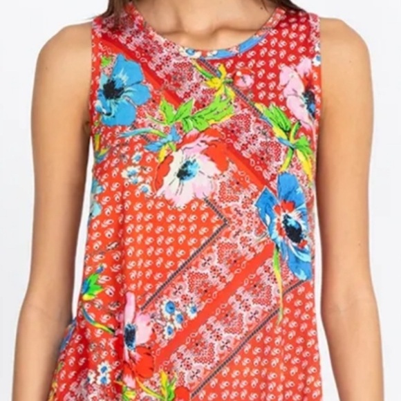 Johnny Was Tops - Johnny Was Martha Swing Tunic Tank Top